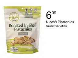 Walgreens Nice! roasted in shell pistachios offer