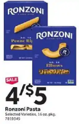 Stop&Shop Ronzoni Pasta offer