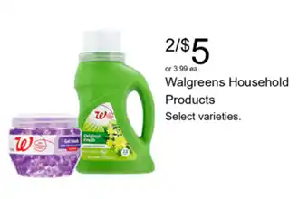 Walgreens Walgreens Household Products offer