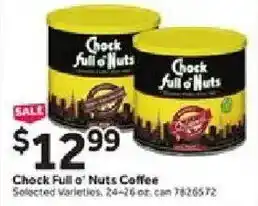 Stop&Shop Chock Full o' Nuts Coffee offer