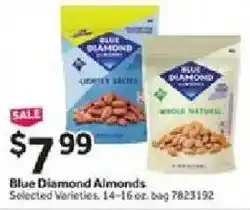 Stop&Shop Blue Diamond Almonds offer