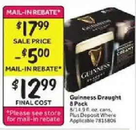 Stop&Shop Guinness Draught offer