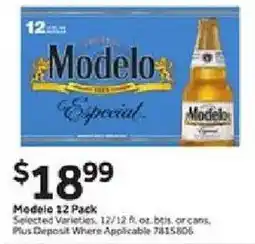 Stop&Shop Modelo Especial offer