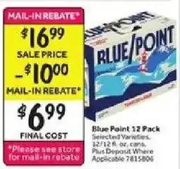 Stop&Shop Blue Point 12 pack offer