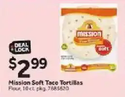 Stop&Shop Mission Soft Taco Tortillas offer