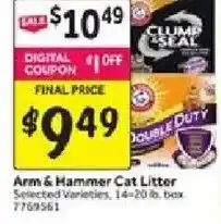 Stop&Shop Arm & Hammer Cat Litter offer