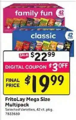 Stop&Shop Frito Lay Mega Size Multipack offer