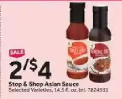 Stop&Shop Stop & Shop Asian Sauce offer