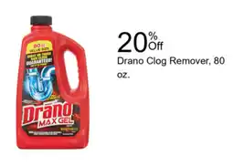 Walgreens Drano clog remover offer