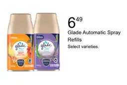 Walgreens Glade Automatic Spray Refills offer