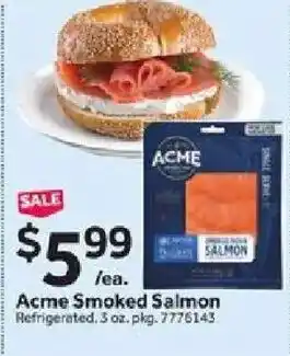 Stop&Shop Acme Smoked Salmon offer