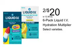Walgreens Liquid I.V. Hydration Multiplier offer
