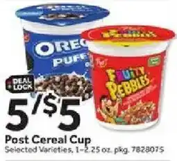 Stop&Shop Post Cereal Cup offer