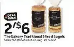 Stop&Shop The Bakery Traditional Sliced Bagels offer