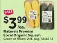 Stop&Shop Nature's Promise Local Organic Squash offer