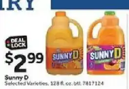 Stop&Shop Sunny D offer