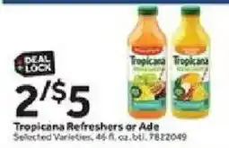 Stop&Shop Tropicana Refreshers or Ade offer