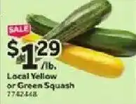 Stop&Shop Local Yellow or Green Squash offer
