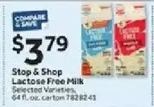 Stop&Shop Stop & Shop Lactose Free Milk offer
