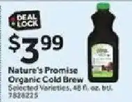 Stop&Shop Nature's Promise Organic Cold Brew offer