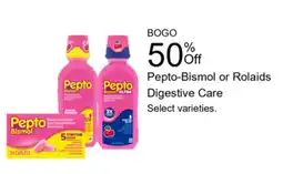 Walgreens Pepto-Bismol or Rolaids Digestive Care offer