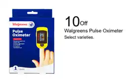 Walgreens Walgreens Pulse Oximeter offer