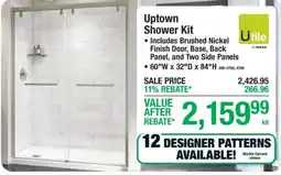 Menards Utile by MAAX Uptown Shower Kit offer