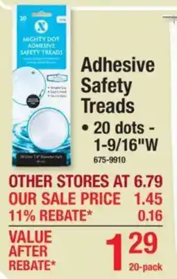 Menards Mighty Dot Adhesive Safety Treads offer