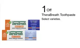 Walgreens TheraBreath Toothpaste offer