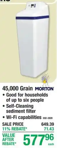 Menards Morton 45,000 Grain offer