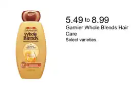 Walgreens Garnier whole blends hair care offer