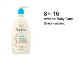 Walgreens Aveeno baby daily moisture wash & shampoo offer