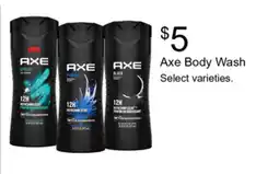 Walgreens Axe Body Wash offer