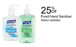 Walgreens Purell Hand Sanitizer offer