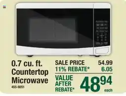 Menards Countertop Microwave offer