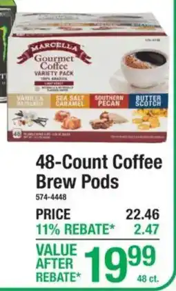Menards Marcella gourmet coffee offer