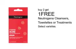 Walgreens Neutrogena Cleansers, Towelettes or Treatments offer