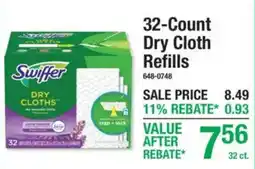 Menards Swiffer dry cloths offer