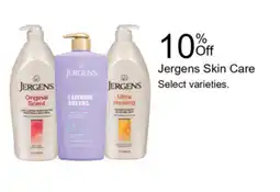 Walgreens Jergens Skin Care offer