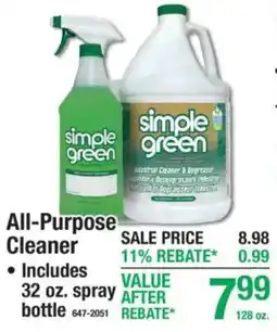 Menards Simple Green All-Purpose Cleaner offer