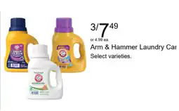 Walgreens Arm & Hammer Laundry Car offer