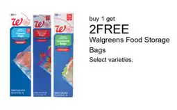 Walgreens Walgreens Food Storage Bags offer