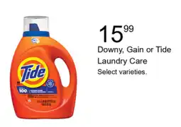 Walgreens Downy Gain or Tide Laundry Care offer