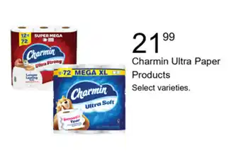 Walgreens Charmin Ultra Paper Products offer