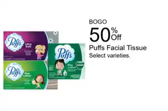 Walgreens Puffs Facial Tissue offer