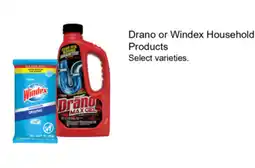 Walgreens Drano or Windex Household Products offer