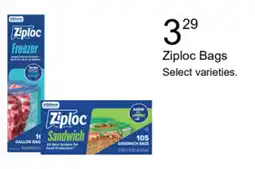 Walgreens Ziploc bags offer