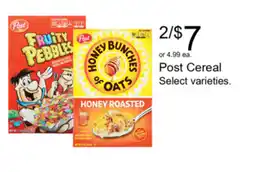 Walgreens Post Cereal offer
