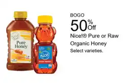 Walgreens Nice Pure or Raw Organic Honey offer