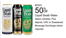 Walgreens Liquid Death Water offer